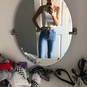 BDG Girlfriend High-Rise Cropped